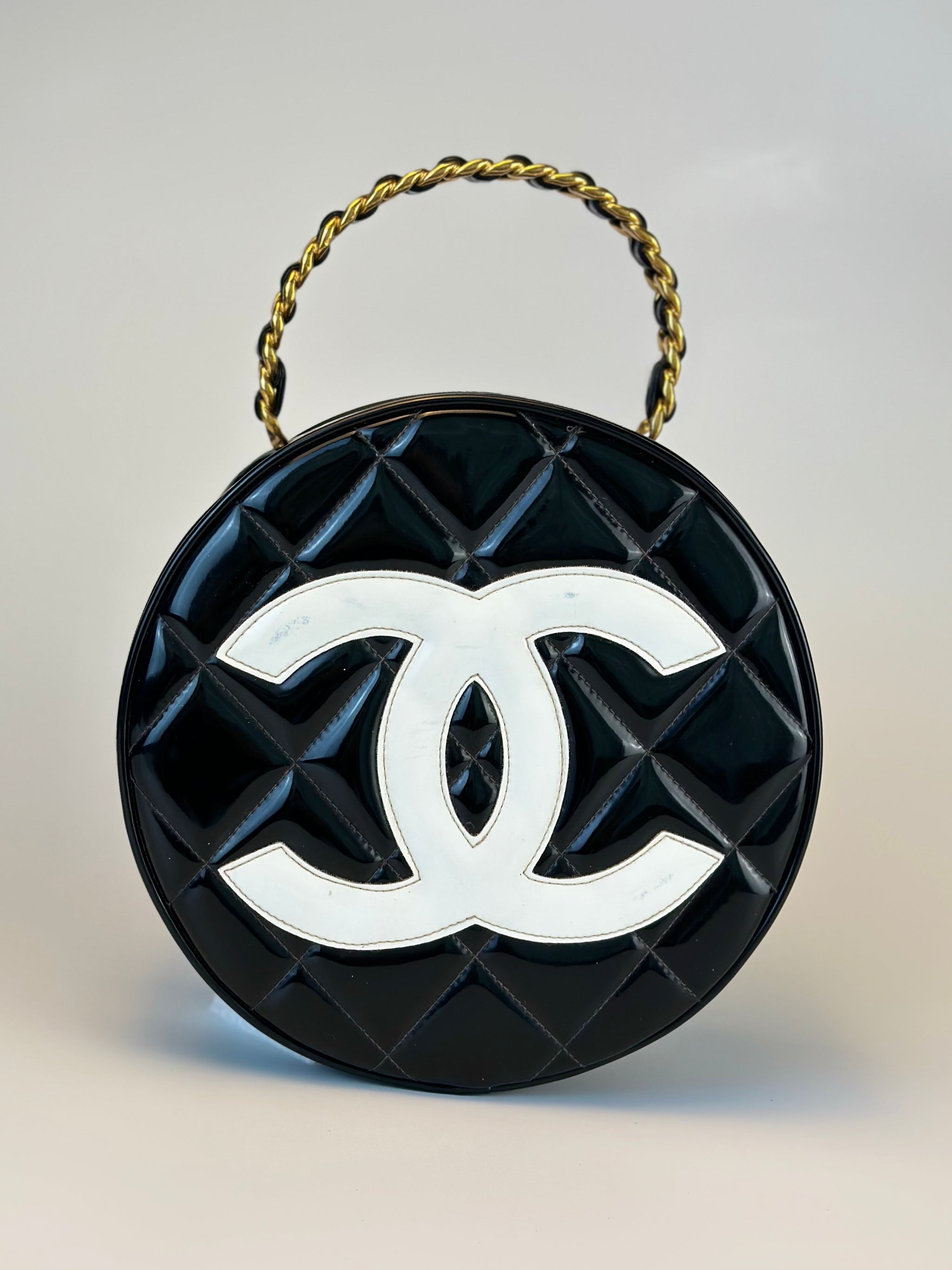 Chanel circle hot sale bag