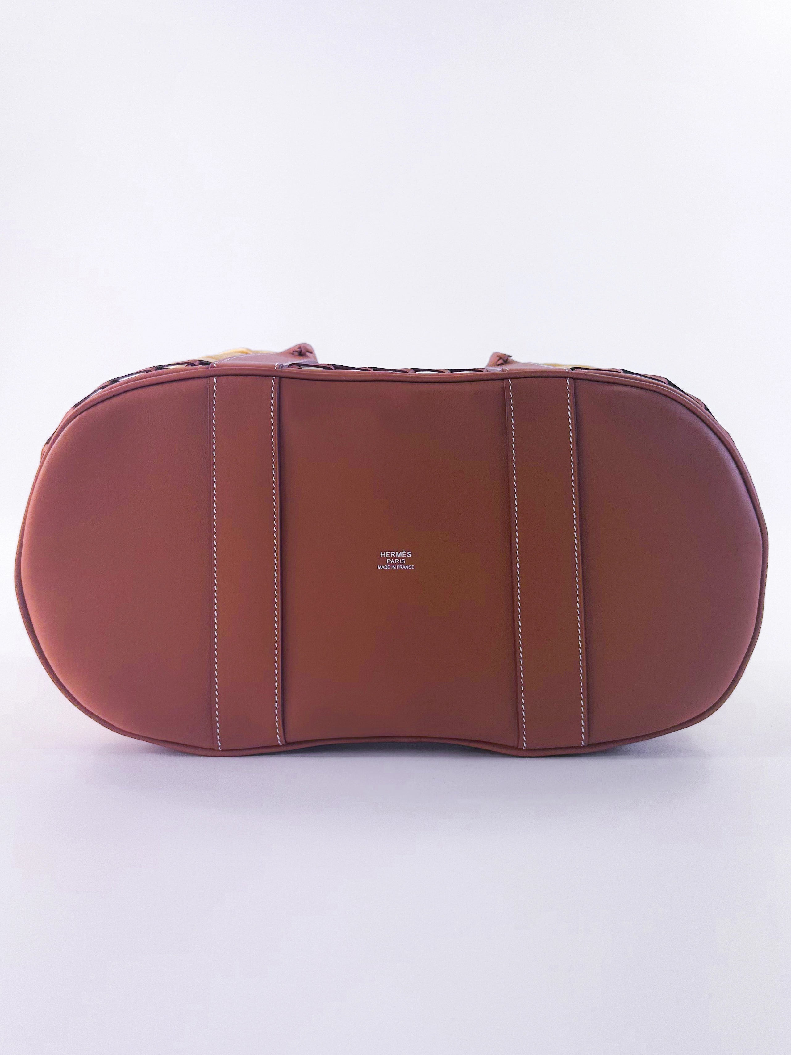 brown leather hermes bag